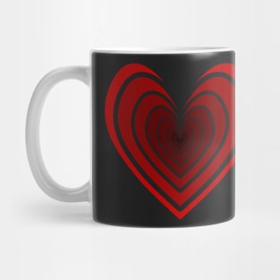 Rosy Heart (Red) Mug